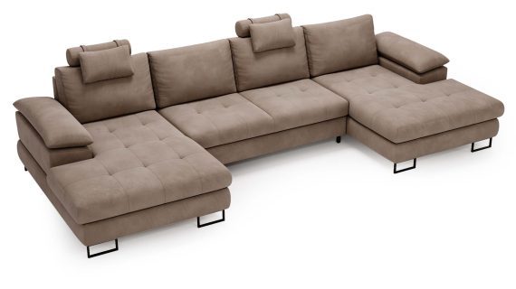 miniaturka Narożnik BROOKLYN Ekskluzywny Brązowy Akcent