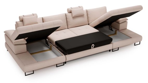 miniaturka Narożnik BROOKLYN Ekskluzywny Brązowy Akcent