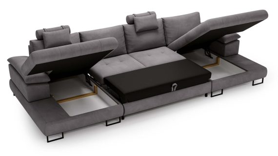 miniaturka Narożnik BROOKLYN Ekskluzywny Brązowy Akcent