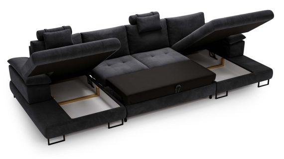 miniaturka Narożnik BROOKLYN Ekskluzywny Brązowy Akcent