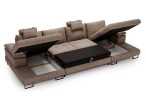 miniaturka Narożnik BROOKLYN Ekskluzywny Brązowy Akcent