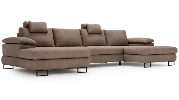 miniaturka Narożnik BROOKLYN Ekskluzywny Brązowy Akcent