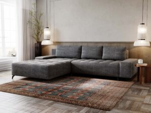 miniaturka Narożnik PORTO Komfortowy Błękitny do Salonu