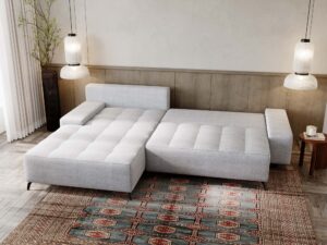 miniaturka Narożnik PORTO Komfortowy Błękitny do Salonu