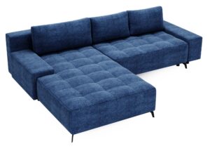 miniaturka Narożnik PORTO Komfortowy Błękitny do Salonu