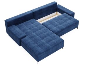 miniaturka Narożnik PORTO Komfortowy Błękitny do Salonu