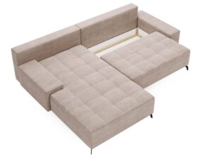 miniaturka Narożnik PORTO Komfortowy Błękitny do Salonu