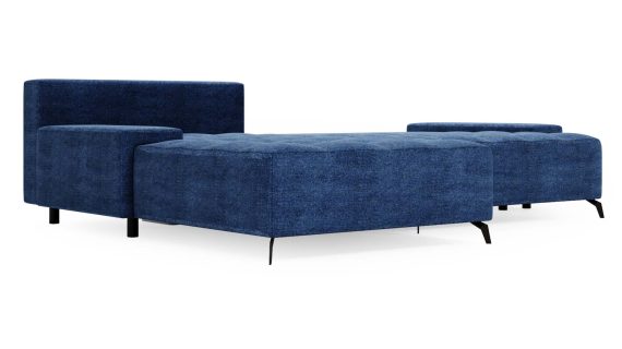 miniaturka Narożnik PORTO Komfortowy Błękitny do Salonu