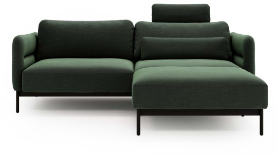 miniaturka Narożnik ELLIZA Beżowy z Funkcją Spania Piękny