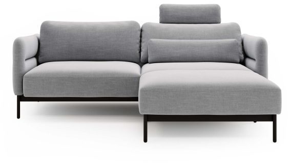 miniaturka Narożnik ELLIZA Beżowy z Funkcją Spania Piękny