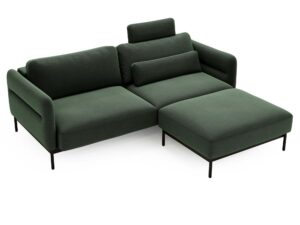 miniaturka Narożnik ELLIZA Beżowy z Funkcją Spania Piękny