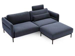 miniaturka Narożnik ELLIZA Beżowy z Funkcją Spania Piękny