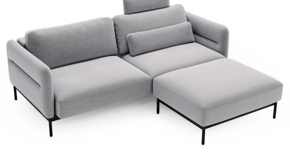 miniaturka Narożnik ELLIZA Beżowy z Funkcją Spania Piękny