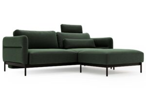 miniaturka Narożnik ELLIZA Beżowy z Funkcją Spania Piękny