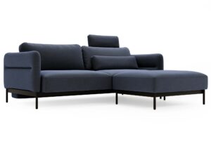 miniaturka Narożnik ELLIZA Beżowy z Funkcją Spania Piękny