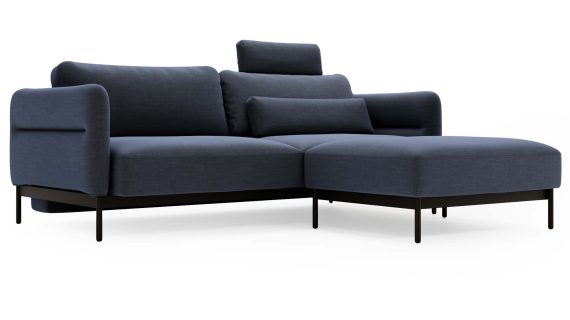 miniaturka Narożnik ELLIZA Beżowy z Funkcją Spania Piękny