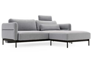 miniaturka Narożnik ELLIZA Beżowy z Funkcją Spania Piękny