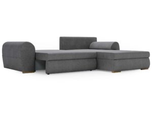 miniaturka Narożnik ELLIZA Beżowy z Funkcją Spania Piękny