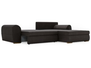 miniaturka Narożnik ELLIZA Beżowy z Funkcją Spania Piękny