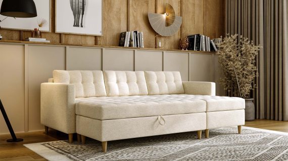 miniaturka Narożnik MONO Skandynawski Szary do Salonu