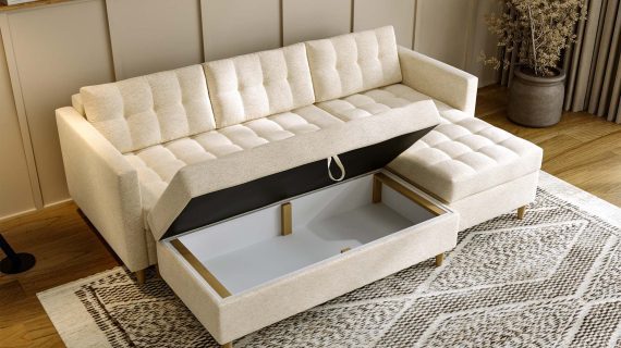 miniaturka Narożnik MONO Skandynawski Szary do Salonu