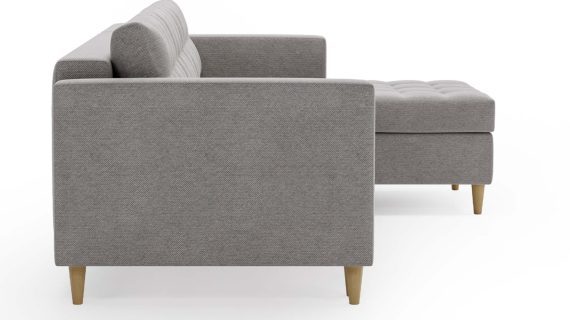 miniaturka Narożnik MONO Skandynawski Szary do Salonu