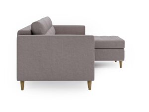 miniaturka Narożnik MONO Szary Skandynawski na Nóżkach