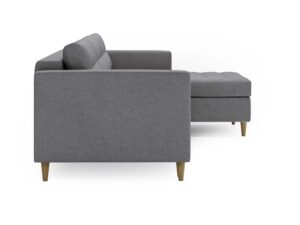 miniaturka Narożnik MONO Szary Skandynawski na Nóżkach