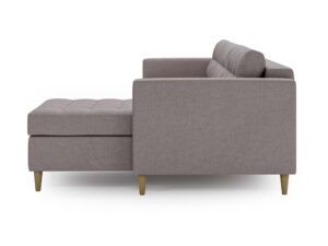 miniaturka Narożnik MONO Szary Skandynawski na Nóżkach