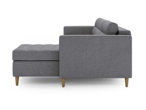 miniaturka Narożnik MONO Szary Skandynawski na Nóżkach