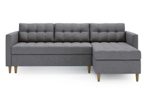 Narożnik MONO Szary Skandynawski na Nóżkach