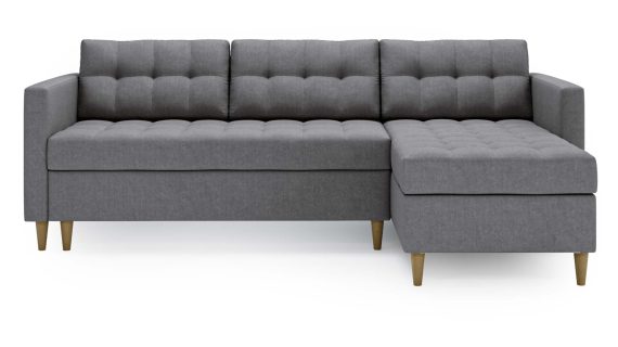 Narożnik MONO Szary Skandynawski na Nóżkach