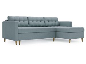 miniaturka Narożnik MONO Szary Skandynawski na Nóżkach