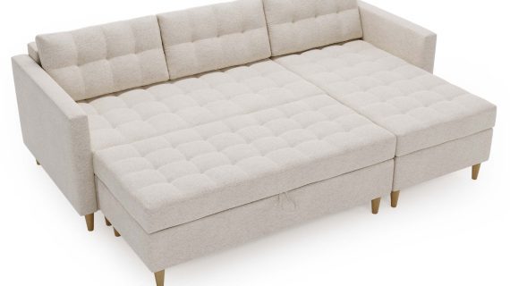 miniaturka Narożnik MONO Skandynawski Szary do Salonu