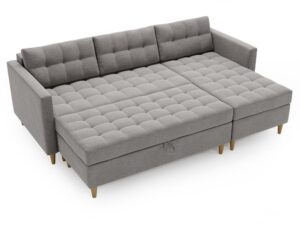 miniaturka Narożnik MONO Skandynawski Szary do Salonu