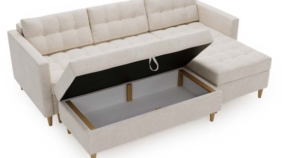 miniaturka Narożnik MONO Skandynawski Szary do Salonu