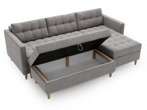 miniaturka Narożnik MONO Skandynawski Szary do Salonu