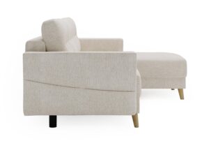 miniaturka Narożnik DANIELA Skandynawski na Drewnianych Nóżkach