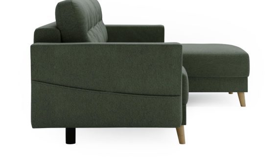 miniaturka Narożnik DANIELA Skandynawski na Drewnianych Nóżkach