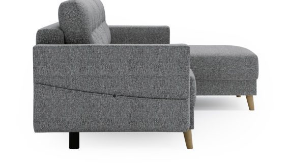 miniaturka Narożnik DANIELA Skandynawski na Drewnianych Nóżkach