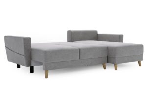 miniaturka Narożnik DANIELA Skandynawski na Drewnianych Nóżkach