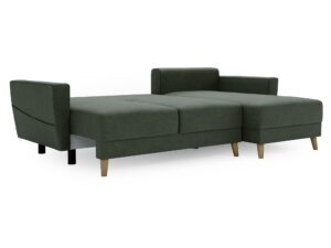 miniaturka Narożnik DANIELA Skandynawski na Drewnianych Nóżkach