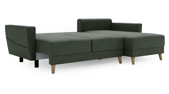 miniaturka Narożnik DANIELA Skandynawski na Drewnianych Nóżkach