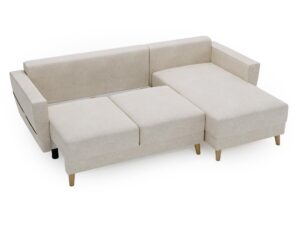 miniaturka Narożnik DANIELA Skandynawski na Drewnianych Nóżkach