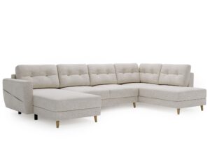 miniaturka Narożnik EVELIN Beżowy Skandynawski Styl