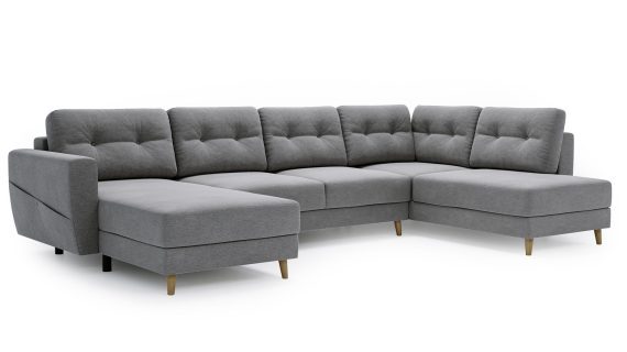 miniaturka Narożnik EVELIN Beżowy Skandynawski Styl