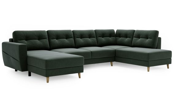 miniaturka Narożnik EVELIN Beżowy Skandynawski Styl