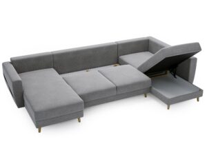 miniaturka Narożnik EVELIN Beżowy Skandynawski Styl