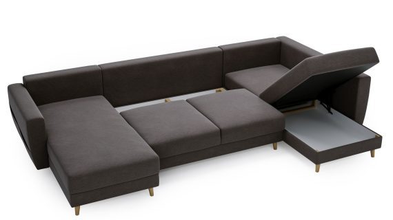 miniaturka Narożnik EVELIN Beżowy Skandynawski Styl