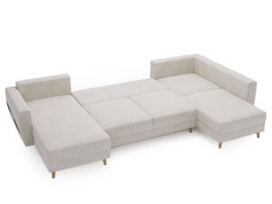 miniaturka Narożnik EVELIN Beżowy Skandynawski Styl